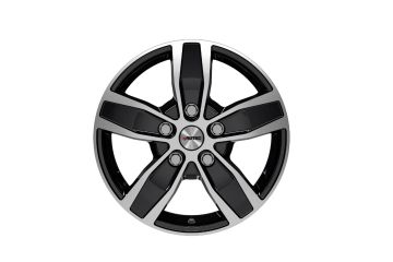 16" lichtmetalen Autec velg zwart/zilver