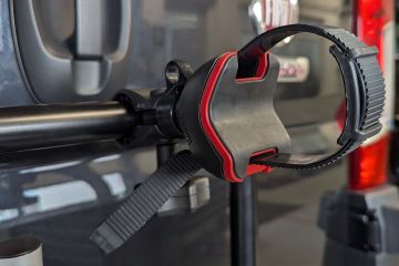 Korte arm voor vastzetten derde fiets op Busbiker fietsendrager