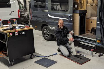 Servicebeurt voor de camperopbouw