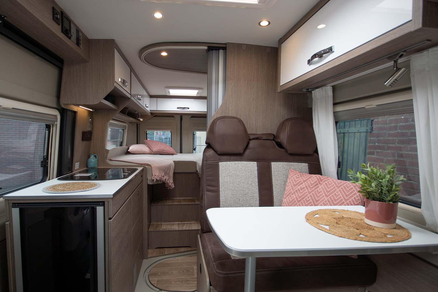 Interieur van een Pössl Roadstar 600L