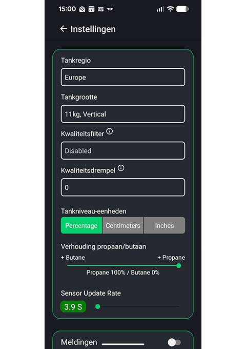 De MOPEKA PRO CHECK kan dankzij Bluetooth verbinding het niveau van de gastank laten zien in de handige app voor je telefoon.