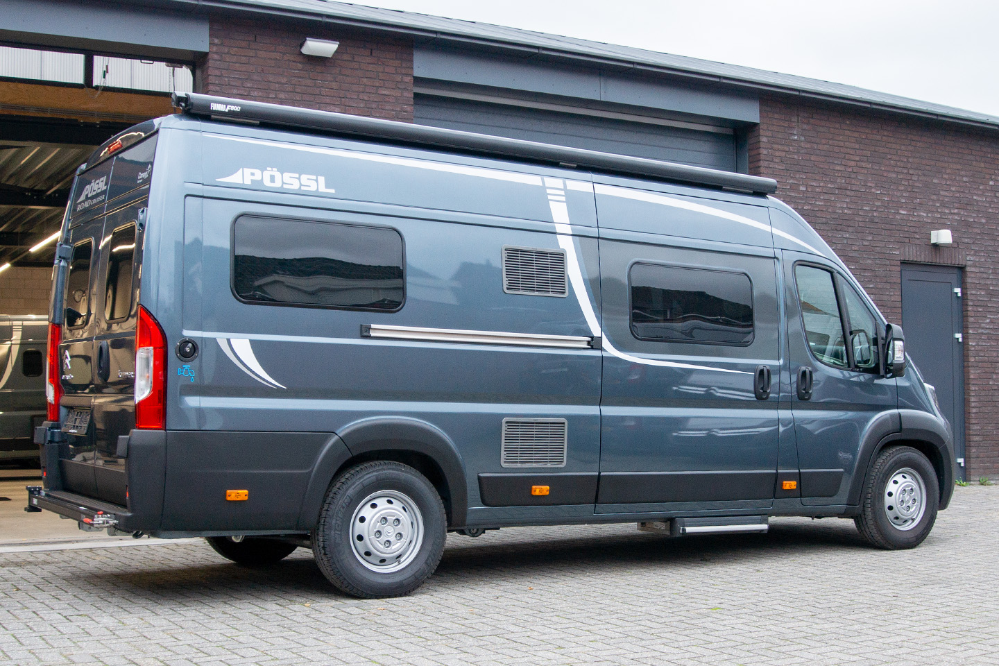 Pössl Roadcruiser met afneembare Busbiker fietsendrager