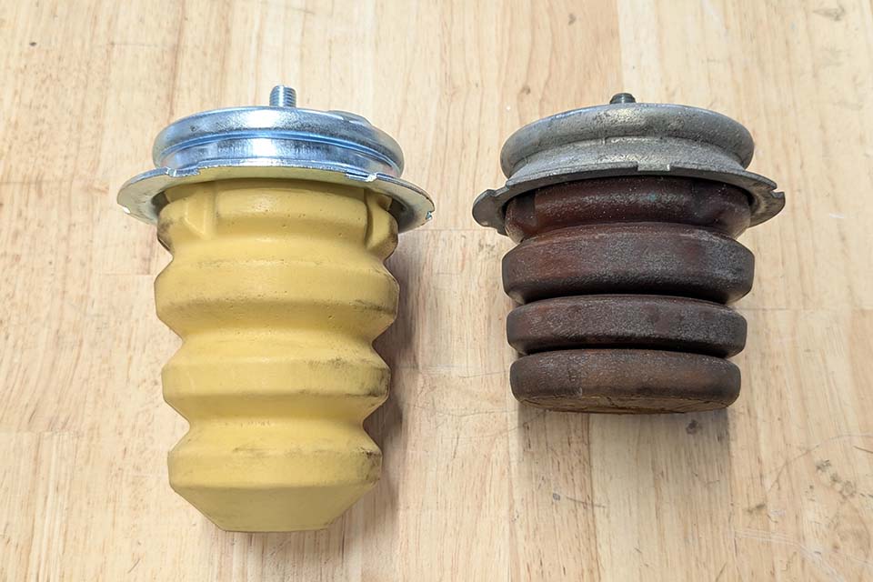 Vergelijking van een oude en nieuwe bump