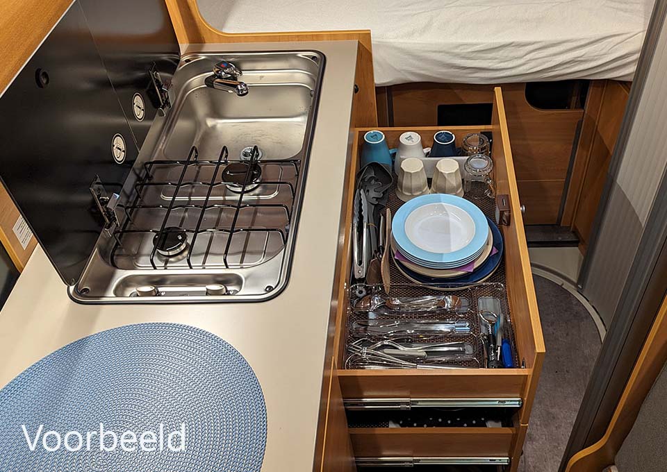 Bij Campertrek huur je een buscamper compleet met inventaris